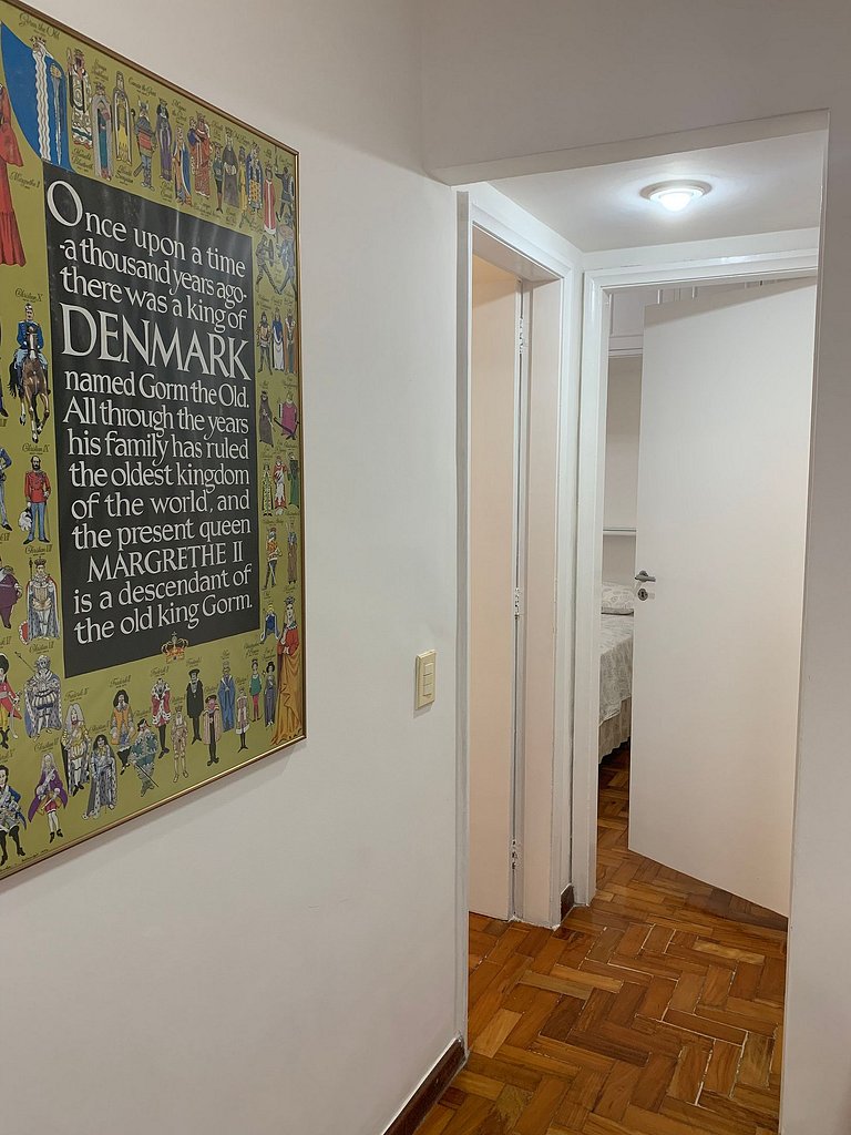 Copanema: 3 quartos c/ garagem em frente ao metrô.