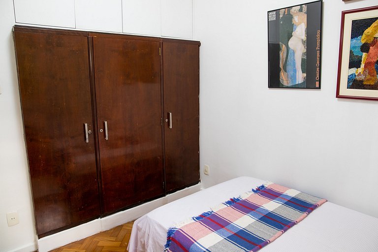 Quintal Ipanema: apto c/ pátio privado no Arpoador