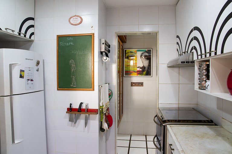 Quintal Ipanema: apto c/ pátio privado no Arpoador