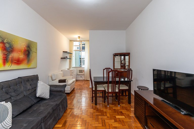 CopaHype: sala, 2 qts, conforto e tranquilidade!