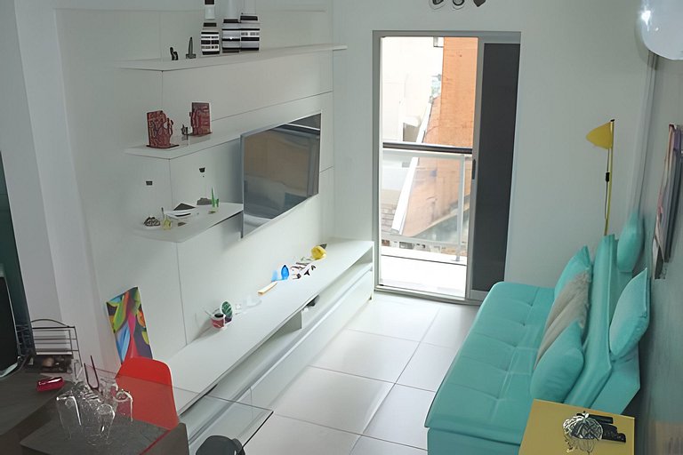 Lapa Mood: confortável quarto e sala com piscina!