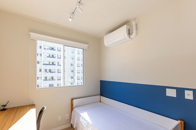 Rio Wonder: 2 quartos (1 suíte), conforto e vaga!