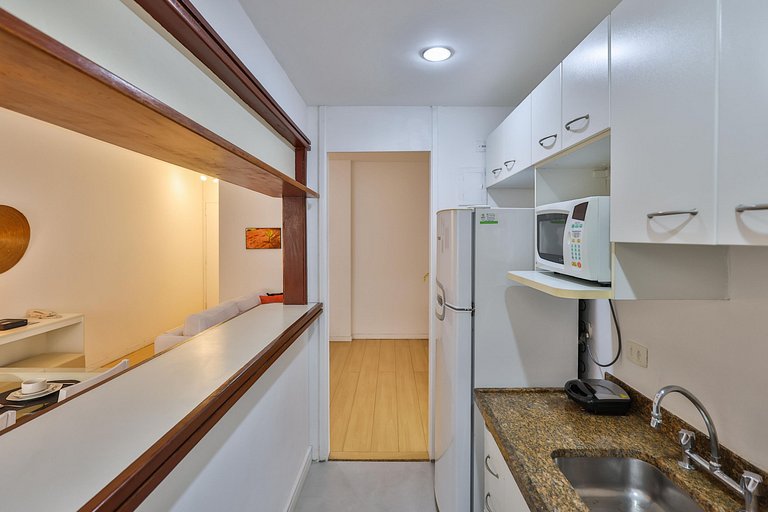 Aconchego Leblon: praia, piscina, garagem e metrô!