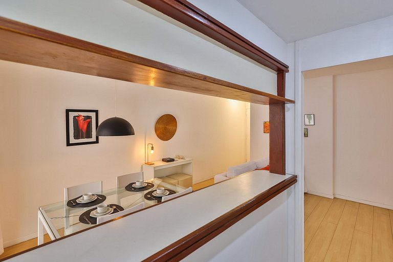 Aconchego Leblon: praia, piscina, garagem e metrô!