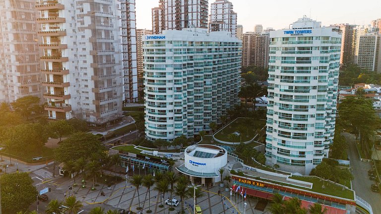 Wyndham Rio Barra: Varanda com Vista para o Mar
