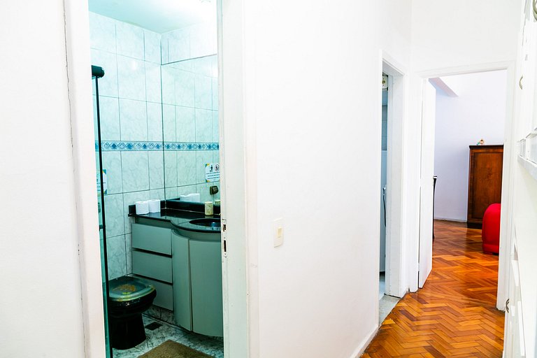 Copacabana Light: 3 qts (1suíte) espaço e conforto