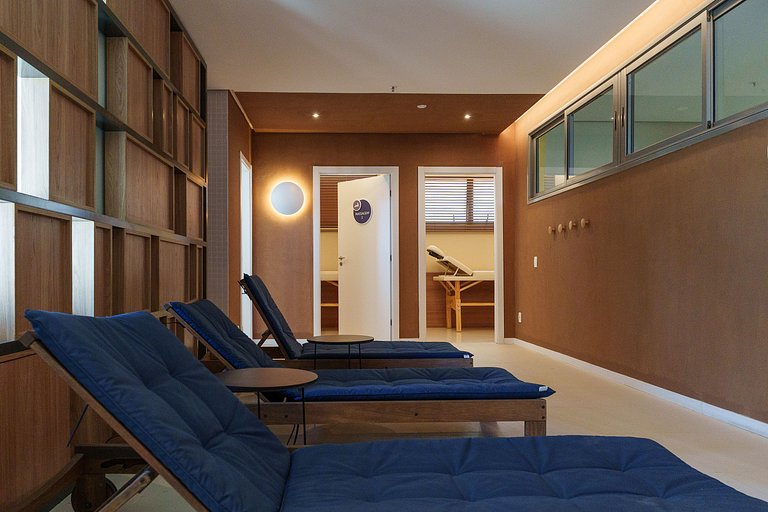Ilha Pura Living: Quarto, Sala, Varanda e Lazer!