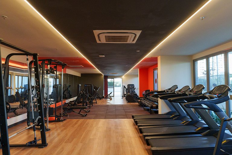 Ilha Pura Living: Quarto, Sala, Varanda e Lazer!