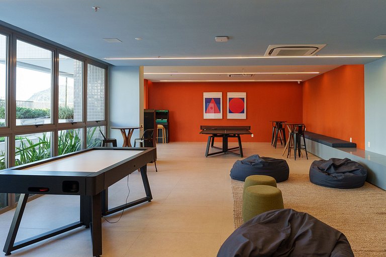 Ilha Pura Living: Quarto, Sala, Varanda e Lazer!