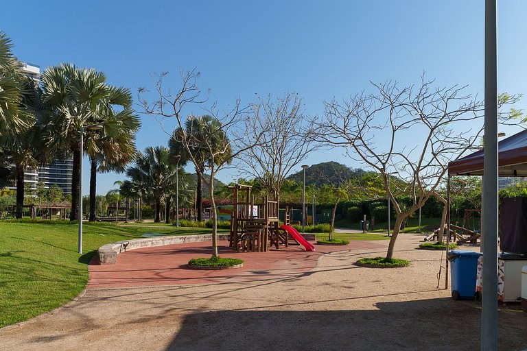 Ilha Pura Living: Quarto, Sala, Varanda e Lazer!