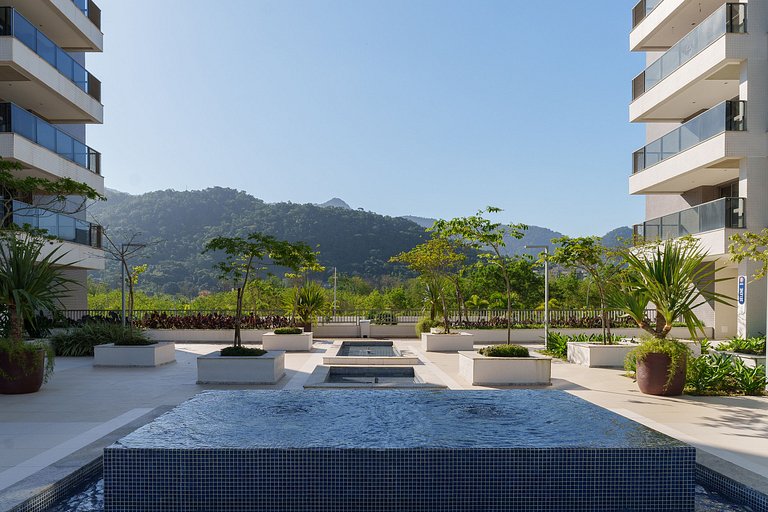 Ilha Pura Living: Quarto, Sala, Varanda e Lazer!